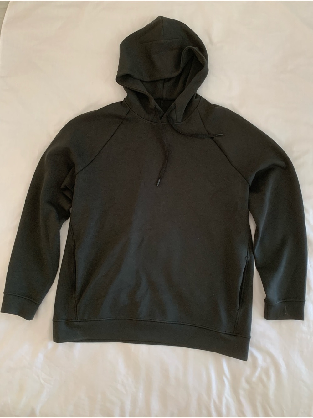 Lululemon Smooth Spacer Classic-Fit Pullover Hoodie Men's Large L Black LM3FDVS